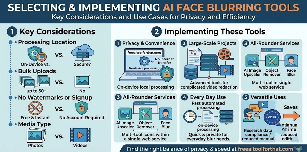 Selecting & Implementing AI Face Blurring Tools