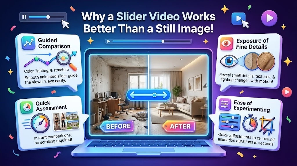 Why a Slider Video frequently Works Better Than a Still Image